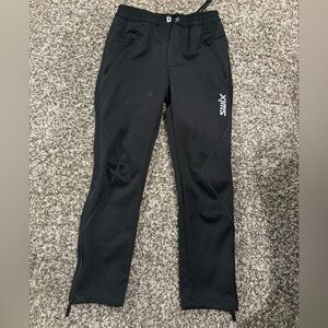 Swix Black Athletic Ski Pants Size Juniors 140 / 10YRS